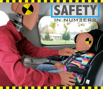 crash dummy and baby