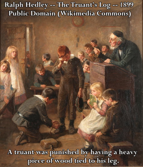 Ralph_Hedley_The_truant's_log_1899 caption