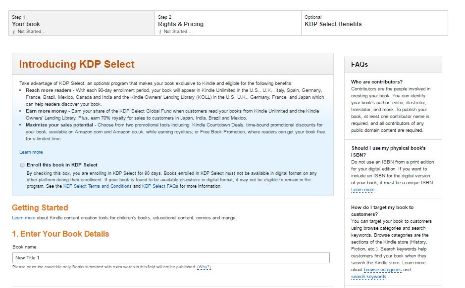 kdp select screenshot 2